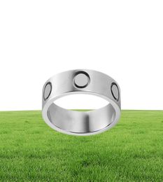 High Quality Designer Design Titanium Steel Couple Band Rings for Men and Women Men039s Promise Wedding Rings Holiday Gifts1292282