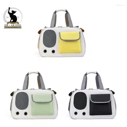 Cat Carriers Breathable Pet Carrier Bag Lightweight Travel For Dogs Cats Foldable Carrying Supplies