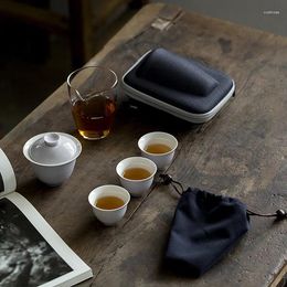 Teaware Sets Travel Tea Tureen Suit To Crack A Pot Of Two Cups Three Japanese Portable Package