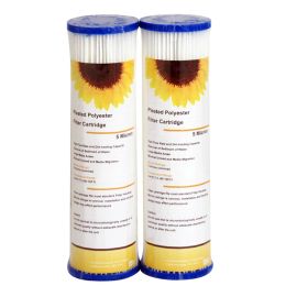 Appliances Coronwater 2.5" x 10" Pleated Polyester Water Philtre Cartridge 5 Micron High Flow Sediment