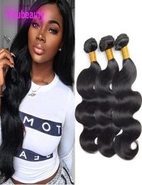 Mongolian Virgin Hair 3 Bundles Body Wave Mink Hair Extensions Mongolian Human Hair 3 Pieceslot Natural Color4273233