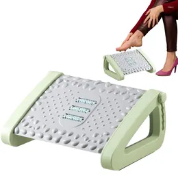 Bath Mats Under Desk At Work 6 Heights Adjustable Footrest Ergonomic Tilted Foot Stool With Massage Texture And Rolleror Home Office