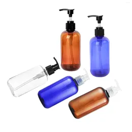 Storage Bottles 1pc 250ml Plastic Pump PET Refillale Cosmetics Pressing Travel Portable Container Mounted Shampoo Gel Women Beauty