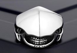 Alien For Men Gothic Style Ring Stainless Steel Jewelry Cluster Rings5438113