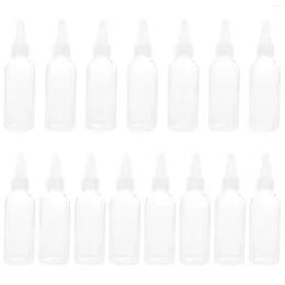 Storage Bottles 15pcs Squeeze Dropper Bottle Refillable Travel Container For Makeup Shampoo Liquids 80ml ( )