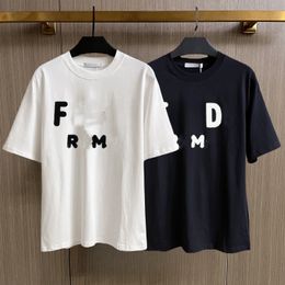 Designer t shirt luxury brand clothing tags letters fashion pure cotton short sleeve spring summer tide men women t shirts