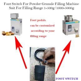 Combos Powder Granule Filling Machine Accessories Spare Foot Pedal Foot Switch For Filling Range 1g To 500g &1000g to 5000g