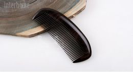 High Quality Top Grade Boutique Hair Wooden Combs Luxury Precious African Precious Ebony Wood Exquisite Craft Pure handmade Gift2778365