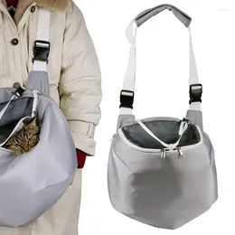 Cat Carriers Backpack Carrier Small Dog Sling Breathable Pet Bag For Dogs Cats Adjustable Shoulder