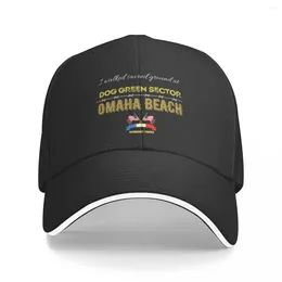 Ball Caps Dog Green Sector Omaha Beach Baseball Cap Hood Hat Man For The Sun Hip Hop Boy Child Women's