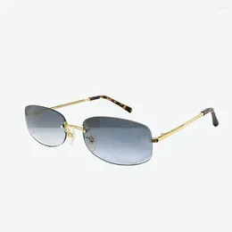 Sunglasses Women Designer Polarized OVal Frameless Man Chance Personalized Trend Glasses