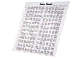 ElectricAcoustic Guitar Chord Chart Fingering Exercise Sheet Music for Beginners Children Students6654108