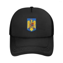 Ball Caps Fashion Unisex Coat Of Arms Romania Trucker Hat Adult Adjustable Baseball Cap Men Women Hip Hop