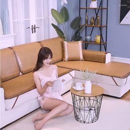 Chair Covers Summer Cool Mat 60cm Wide Rattan For Sofa Cushion Living Room Four Seasons Universal Seat Non-slip Cover