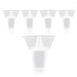 Disposable Cups Straws Cup Snack Drink Plastic Beverage Bowl Combo Drinking Dessert Out Take Glasses Party Ice Popcorn Combined Accessory