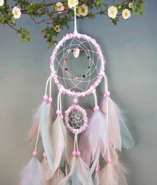 Colourful Handmade Dream Catcher Feathers Car Home Wall Hanging Decoration Ornament Gift Wind Chime Craft Decor Supplies 9195645
