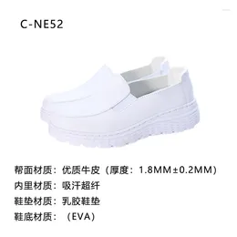 Casual Shoes Women's Air Cushion Soft Sole Breathable Deodorant Non-slip Feet Work White Single