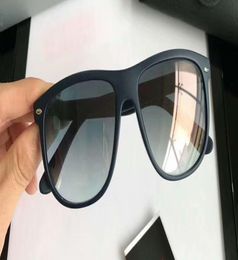 Classic Men Pilot Sunglasses Matte BlackGrey Gradient Lens Sonnenbrille Mens Pilot sunglasses glasses Shades New with box8920583