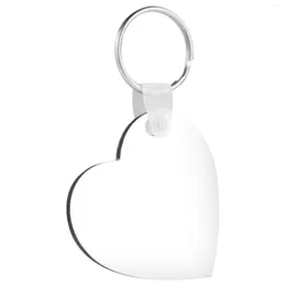 Storage Bottles 35PCS Heart Blank Board Keyring Keychain Printing Keyrings DIY Sublimation Key Chains Accessories(Double Sided)