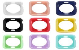 Candy Color Smart Watch Protection Silicone Case For Apple Watch 1 2 3 4 5 Generation Watch Tpu Case 38 42 40 44mm5902524
