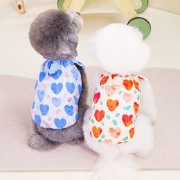 Dog Apparel Soft Pet Clothes For Small Dogs Summer Cool Vest Breathable Puppy Shirt Fashion Cat Chihuahua Clothing