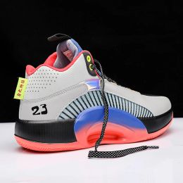 Boots 2021 New Mens Basketball Shoes Cushioning Nonslip Sports Basketball Shoes Men Breathable Athletic Gym Shoes Fashion Sneakers