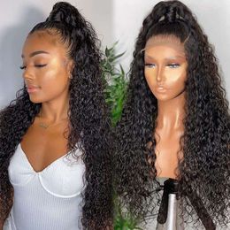 360 Water Wave Lace Front Wig Hd Wate Wave Lace Frontal Brazilian Wigs for Black Women Human Hair 13x4 13x6 Curly Human Hair Wig