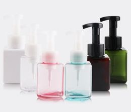 250ML Plastic Soap Dispenser Bottle Square Shape Foaming Pump Bottles Soap Mousses Liquid Dispenser Foam Bottles Packing Bottles1383580