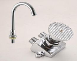 Special Offer Promotion Chrome Brass Torneira Faucet Hongjing Type Medical Pedal Tap Switch Foot Basin Leading Laboratory7459247