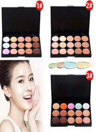 Professional 15 Colours Concealer Foundation Contour Face Cream Makeup Palette Tool for Party Wedding Daily Ladies Makeup Contour P9357895