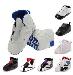 Crib Shoes Girls First Walkers Baby Sneakers Newborn Leather Basketball Infant Sports Kids Fashion Boots Slippers Toddler3672225