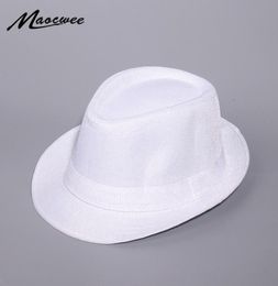 Wide Brim Hats Spring And Summer White Jazz Outdoor Hat Panama Women Men Ladies Fedoras Top For 20219609962