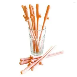 Disposable Cups Straws 10pc Fun Hen Party Bar Willy Phallus Girls Night Out Accessories Adult Prom Supplies