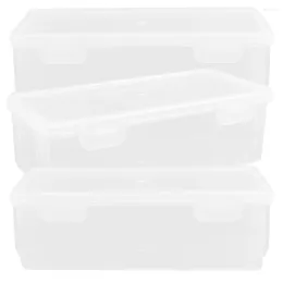 Plates Bread Storage Box Fridge Fruit Container Organizer Breads Fresh Keep Holder Loaf Breadboxes Containers Kitchen Clear Plastic