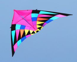 high quality rainbow kite reel set handle kites tail triangle drachen kitesforadults sail wind spinner fish 10189760052