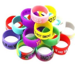 Silicone Band Beauty Ring Silicone Ring Cigarette Silicon Vape Ring For Mechanical Mods E Cigarette Accessories Silicone Rings6574768