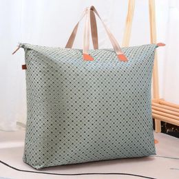 Storage Bags Oxford Cloth Moving Special Zipper Type Large Capacity Thickened Luggage Bag Quilt Clothing