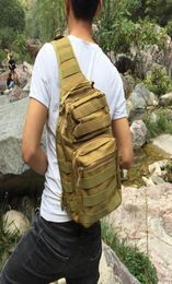 Outdoor Bags Large Molle Tactical Shoulder Bag Army Camo Military Sling Backpack Crossbody Hunting Camping Travel Pack Waterproof7197420