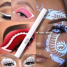 Makeup Brushes 1Pcs Fashion Neon UV Liquid Eyeliner 8 Colours Glow In The Dark Waterproof Eye Shadow Painting Cosmetic Beauty Tool