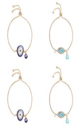 2020 Turkish Lucky Blue Crystal Evil Eye Bracelets For Women Handmade Gold Chains Lucky Jewellery Bracelet woman Jewellery 71 R28434254