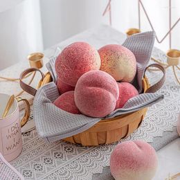 Decorative Flowers Artificial Peaches Simulation Foam Fake Fruits Model Home Decorating For Showcase Pography Tools Fruit Shop Decoration