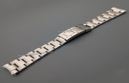 20mm New silver brushed stainless steel Curved end watch band strap Bracelets For ROL/SUB Vine watch5824424