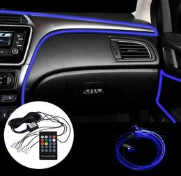 RGB Remote Control App Control Car Interior Light 6 Meter Ambient Lamp Carstyling Fiber Optic Atmosphere Lamps3559606