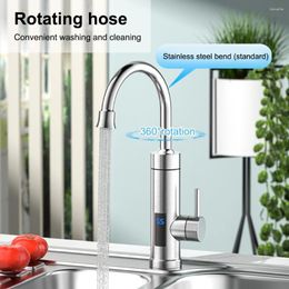 Bathroom Sink Faucets LED Display Electric Kitchen Instant Heating Faucet Heater Cold Dual-use Tankless Water Quickly Tap Shower