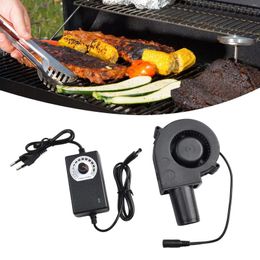 Tools EU BBQ Fan Air Blower Power Adapter Powerful Handheld Electric Speed Controller Picnic Barbecue Tool