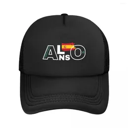 Ball Caps Classic Unisex Alonso 14 Trucker Hat Adult Sport Car Driver Racing Adjustable Baseball Cap Men Women Outdoor