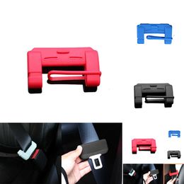 2024 2024 2024 Universal Car Seat Belt Buckle Clip Protector Silicone Interior Button Case Anti-Scratch Cover Safety Accessories Car Decor