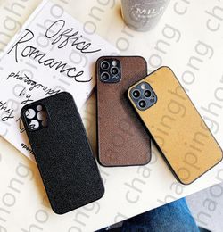 Fashion Classic Designer Phone Cases for iPhone 14 Pro Max i 13 12 11 Xs XR XsMax 7 8 plus Leather Luxury Full Lens Protection Cel8864692