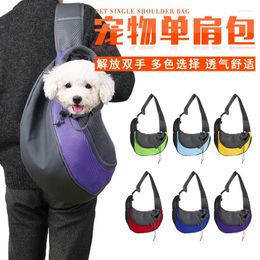 Cat Carriers Shoulder Bag Sling Comfort Travel Tote BagPet Dog Carrier Outdoor Handbag Pouch Mesh Oxford Single