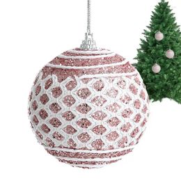 Party Decoration Christmas Ornament Baubles Glitter Hung Decor Ball Tree Decorations DIY Holiday